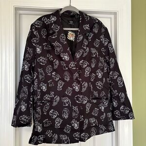NWT Dressed in LALA zodiac blazer - Large